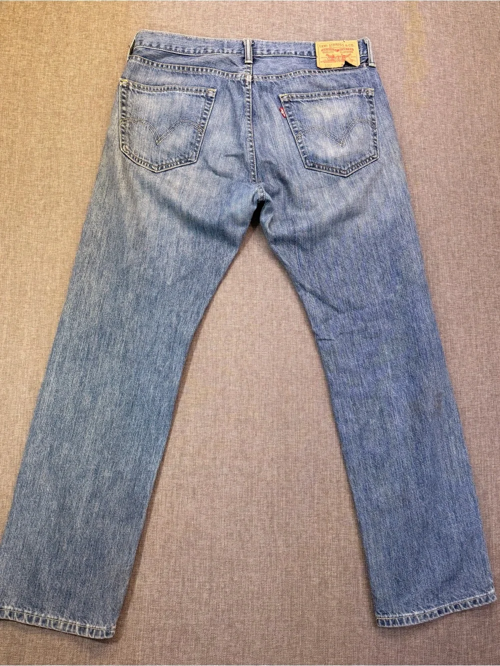 Levi's Men’s Light Blue Relaxed Straight Jeans 33X30
